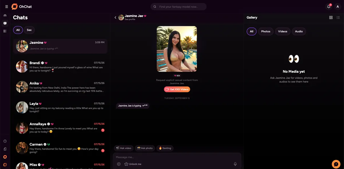 Sprachnotizen und Medienanfragen laufen direkt im Chat
